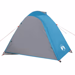 vidaXL Camping Tent 4 Persons Portable Outdoor Hiking Dome Tent Waterproof - blue, 264 x 210 x 125 cm - Additional view 5