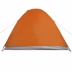 vidaXL Camping Tent 4 Persons Portable Outdoor Hiking Dome Tent Waterproof - orange, 264 x 210 x 125 cm - Additional view 7