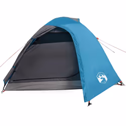 vidaXL Camping Tent 4 Persons Portable Outdoor Hiking Dome Tent Waterproof - blue, 267 x 272 x 145 cm - Additional view 4