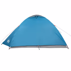 vidaXL Camping Tent 4 Persons Portable Outdoor Hiking Dome Tent Waterproof - blue, 267 x 272 x 145 cm - Additional view 6