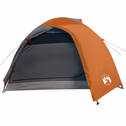 vidaXL Camping Tent 4 Persons Portable Outdoor Hiking Dome Tent Waterproof - orange, 267 x 272 x 145 cm - Additional view 4