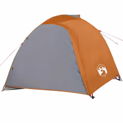 vidaXL Camping Tent 4 Persons Portable Outdoor Hiking Dome Tent Waterproof - orange, 267 x 272 x 145 cm - Additional view 5