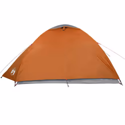 vidaXL Camping Tent 4 Persons Portable Outdoor Hiking Dome Tent Waterproof - orange, 267 x 272 x 145 cm - Additional view 6