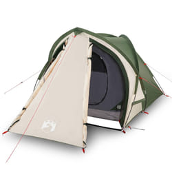 vidaXL Camping Tent 2 Persons Outdoor Hiking Portable Dome Tent Waterproof - green