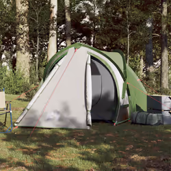 vidaXL Camping Tent 2 Persons Outdoor Hiking Portable Dome Tent Waterproof - green