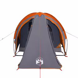 vidaXL Camping Tent 2 Persons Outdoor Hiking Portable Dome Tent Waterproof - orange - Additional view 4
