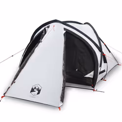 vidaXL Camping Tent 2 Persons Outdoor Hiking Portable Dome Tent Waterproof - white