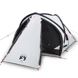 vidaXL Camping Tent 2 Persons Outdoor Hiking Portable Dome Tent Waterproof - white