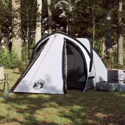 vidaXL Camping Tent 2 Persons Outdoor Hiking Portable Dome Tent Waterproof - white