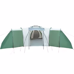 vidaXL Family Tent Dome 12-Person Camping Tent Dome Tent Green Waterproof - Additional view 6