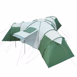 vidaXL Family Tent Dome 12-Person Camping Tent Dome Tent Green Waterproof - Additional view 8