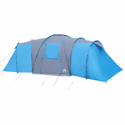 vidaXL Family Tent Dome 12-Person Camping Lightweight Tent Blue Waterproof - Additional view 4