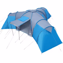 vidaXL Family Tent Dome 12-Person Camping Lightweight Tent Blue Waterproof - Additional view 8