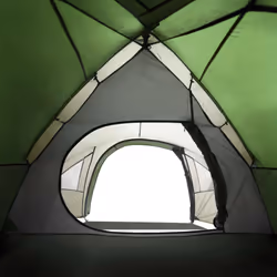 vidaXL Camping Tent 4 Persons Outdoor Hiking Portable Dome Tent 185T Taffeta - green, 300 x 250 x 132 cm - Additional view 8