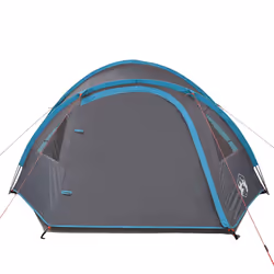 vidaXL Camping Tent 4 Persons Outdoor Hiking Portable Dome Tent 185T Taffeta - blue, 300 x 250 x 132 cm - Additional view 5