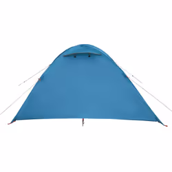 vidaXL Camping Tent 4 Persons Outdoor Hiking Portable Dome Tent 185T Taffeta - blue, 300 x 250 x 132 cm - Additional view 7