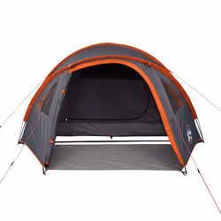 vidaXL Camping Tent 4 Persons Outdoor Hiking Portable Dome Tent 185T Taffeta - orange, 300 x 250 x 132 cm - Additional view 4