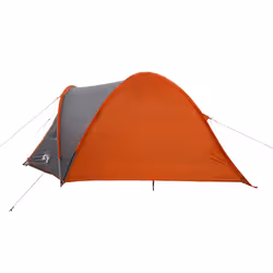 vidaXL Camping Tent 4 Persons Outdoor Hiking Portable Dome Tent 185T Taffeta - orange, 300 x 250 x 132 cm - Additional view 6