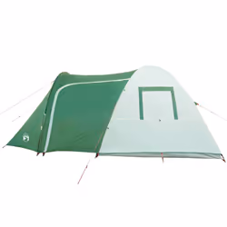 vidaXL Camping Tent 4 Persons Outdoor Hiking Portable Dome Tent 185T Taffeta - green, 466 x 342 x 200 cm - Additional view 5