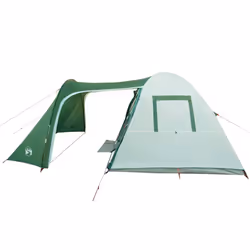 vidaXL Camping Tent 4 Persons Outdoor Hiking Portable Dome Tent 185T Taffeta - green, 466 x 342 x 200 cm - Additional view 6