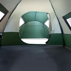vidaXL Camping Tent 4 Persons Outdoor Hiking Portable Dome Tent 185T Taffeta - green, 466 x 342 x 200 cm - Additional view 9
