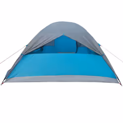 vidaXL Camping Tent 4 Persons Outdoor Hiking Portable Dome Tent 185T Taffeta - blue, 466 x 342 x 200 cm - Additional view 8