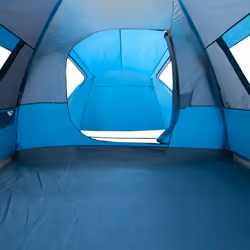 vidaXL Camping Tent 4 Persons Outdoor Hiking Portable Dome Tent 185T Taffeta - blue, 466 x 342 x 200 cm - Additional view 9