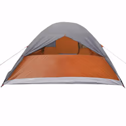 vidaXL Camping Tent 4 Persons Outdoor Hiking Portable Dome Tent 185T Taffeta - orange, 466 x 342 x 200 cm - Additional view 8