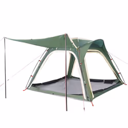 vidaXL Camping Tent 4-Person Patio Dome Tent Green Quick Release Waterproof - Additional view 4