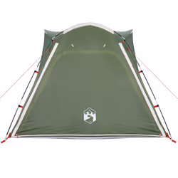 vidaXL Camping Tent 4-Person Patio Dome Tent Green Quick Release Waterproof - Additional view 6