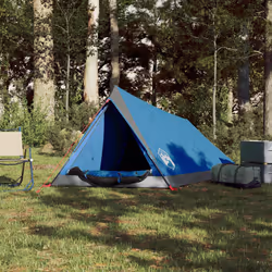 vidaXL Camping Tent 2 Persons Outdoor Hiking Portable Dome Tent Waterproof - blue - Additional view 2