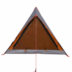 vidaXL Camping Tent 2 Persons Outdoor Hiking Portable Dome Tent Waterproof - orange - Additional view 5