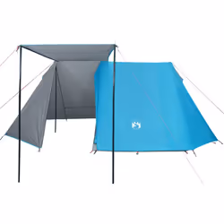 vidaXL Camping Tent 3-Person Lightweight Tent Patio Dome Tent Blue Waterproof - Additional view 6