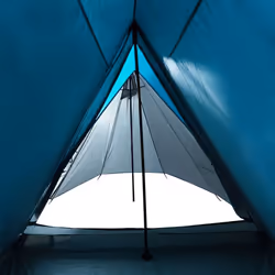 vidaXL Camping Tent 3-Person Lightweight Tent Patio Dome Tent Blue Waterproof - Additional view 9