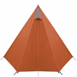 vidaXL Camping Tent 3-Person Lightweight Dome Tent Grey and Orange Waterproof - Additional view 8
