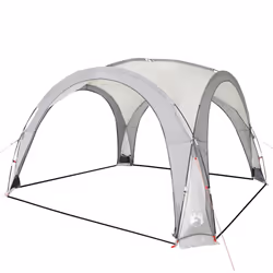 vidaXL Party Tent Garden Party Gazebo Patio Canopy Marquee White Waterproof - Additional view 4