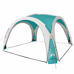 vidaXL Party Tent Garden Party Gazebo Outdoor Canopy Marquee 185T Taffeta - green - Additional view 4
