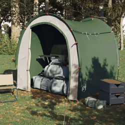 vidaXL Storage Tent Garden Bicycle Storage Shed Outdoor Bike Tent 185T Taffeta - green