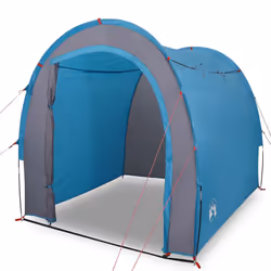 vidaXL Storage Tent Garden Bicycle Storage Shed Outdoor Bike Tent 185T Taffeta - blue
