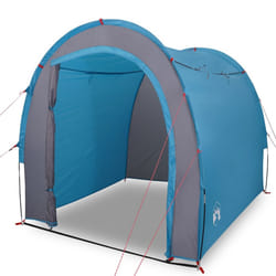 vidaXL Storage Tent Garden Bicycle Storage Shed Outdoor Bike Tent 185T Taffeta - blue