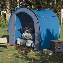 vidaXL Storage Tent Garden Bicycle Storage Shed Outdoor Bike Tent 185T Taffeta - blue