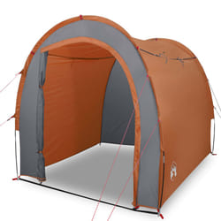 vidaXL Storage Tent Garden Bicycle Storage Shed Outdoor Bike Tent 185T Taffeta - grey