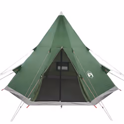 vidaXL Camping Tent 4 Persons Outdoor Hiking Portable Dome Tent 185T Taffeta - green - Additional view 4