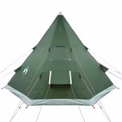vidaXL Camping Tent 4 Persons Outdoor Hiking Portable Dome Tent 185T Taffeta - green - Additional view 6