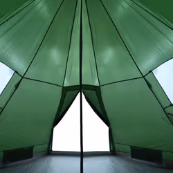 vidaXL Camping Tent 4 Persons Outdoor Hiking Portable Dome Tent 185T Taffeta - green - Additional view 8