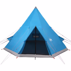 vidaXL Camping Tent 4 Persons Outdoor Hiking Portable Dome Tent 185T Taffeta - blue - Additional view 4