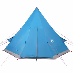 vidaXL Camping Tent 4 Persons Outdoor Hiking Portable Dome Tent 185T Taffeta - blue - Additional view 5