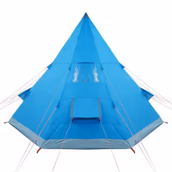 vidaXL Camping Tent 4 Persons Outdoor Hiking Portable Dome Tent 185T Taffeta - blue - Additional view 7
