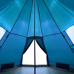 vidaXL Camping Tent 4 Persons Outdoor Hiking Portable Dome Tent 185T Taffeta - blue - Additional view 8