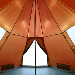 vidaXL Camping Tent 4 Persons Outdoor Hiking Portable Dome Tent 185T Taffeta - orange - Additional view 8